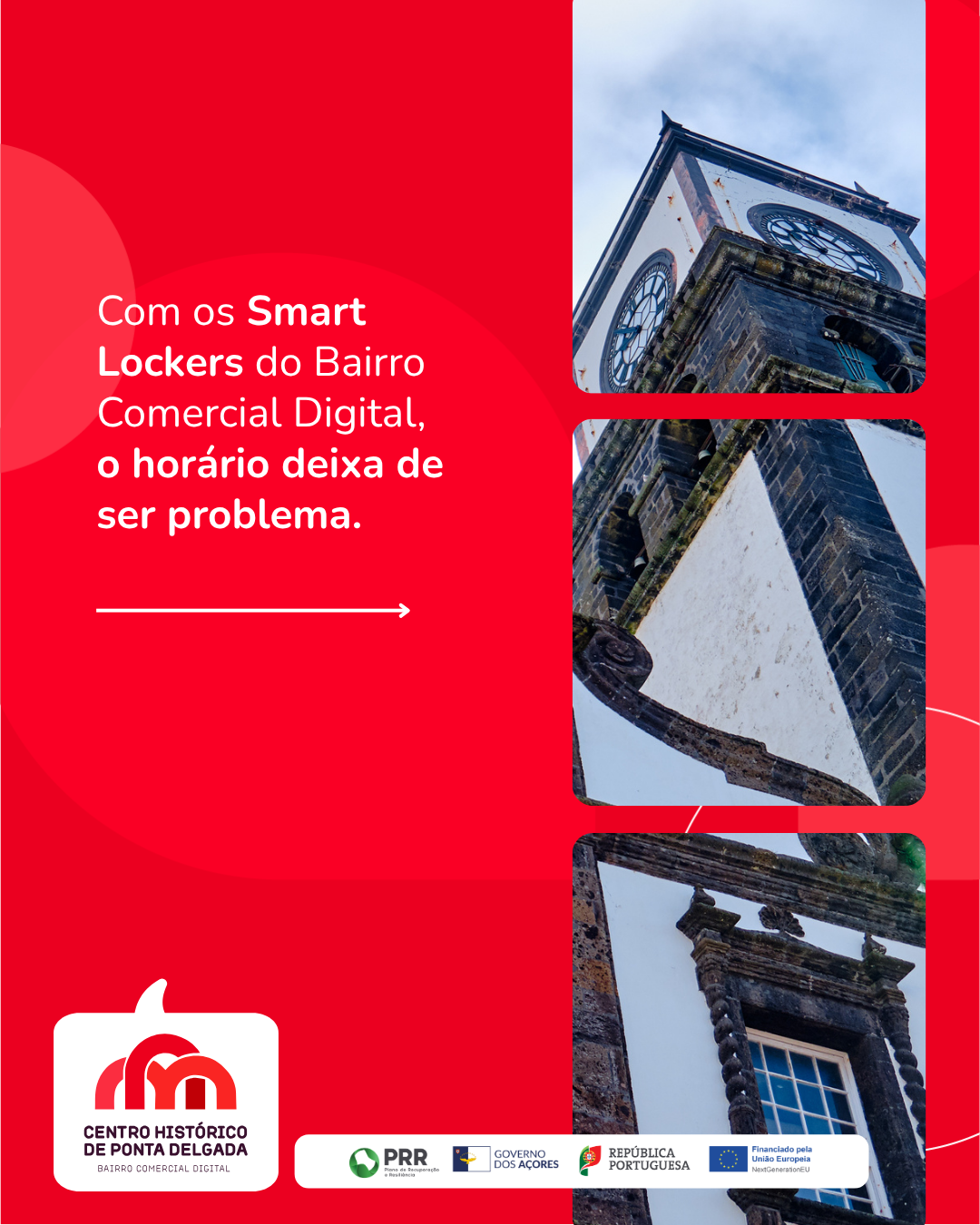 Template de redes sociais do Bairro Comercial Digital, formato 4:5 para Instagram e Facebook