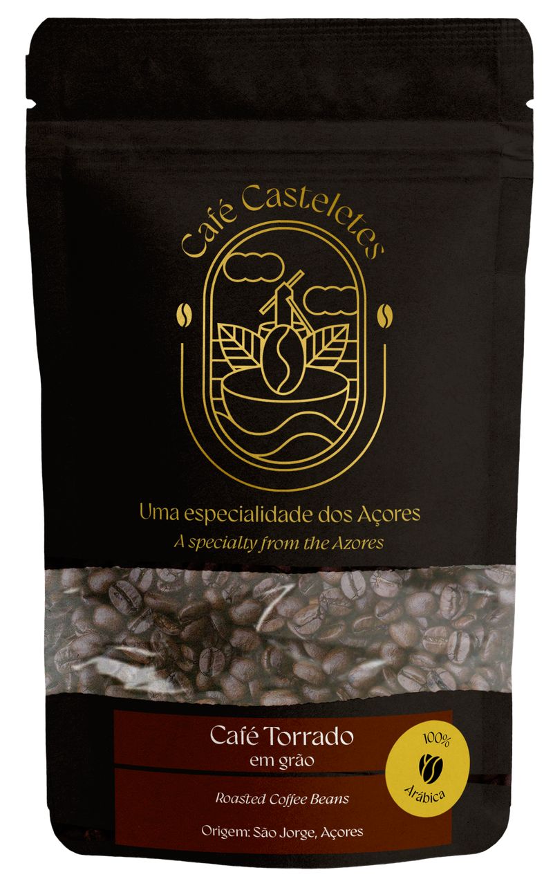 Embalagem do Café Casteletes Torrado em Grão