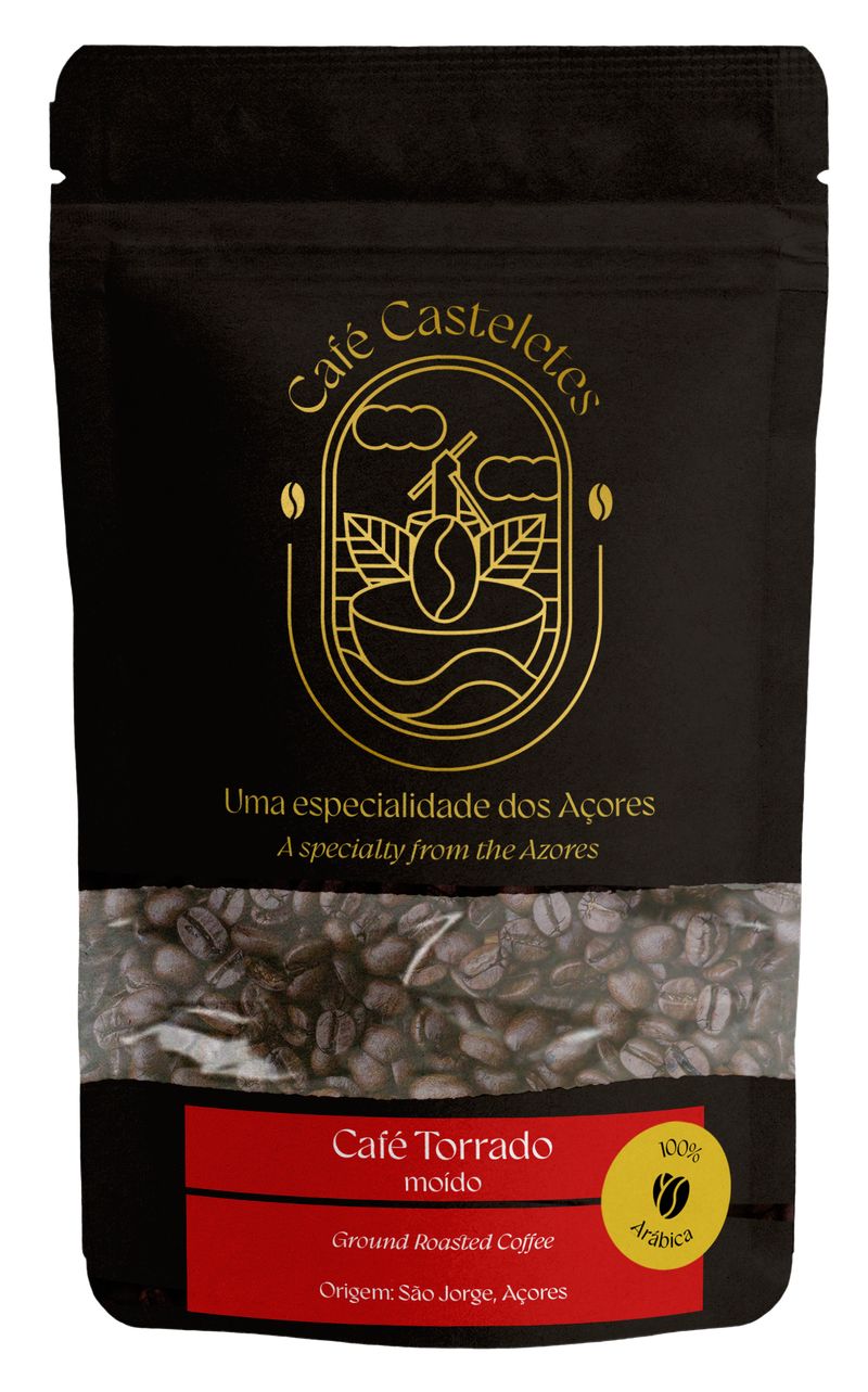 Embalagem do Café Casteletes Torrado Moído
