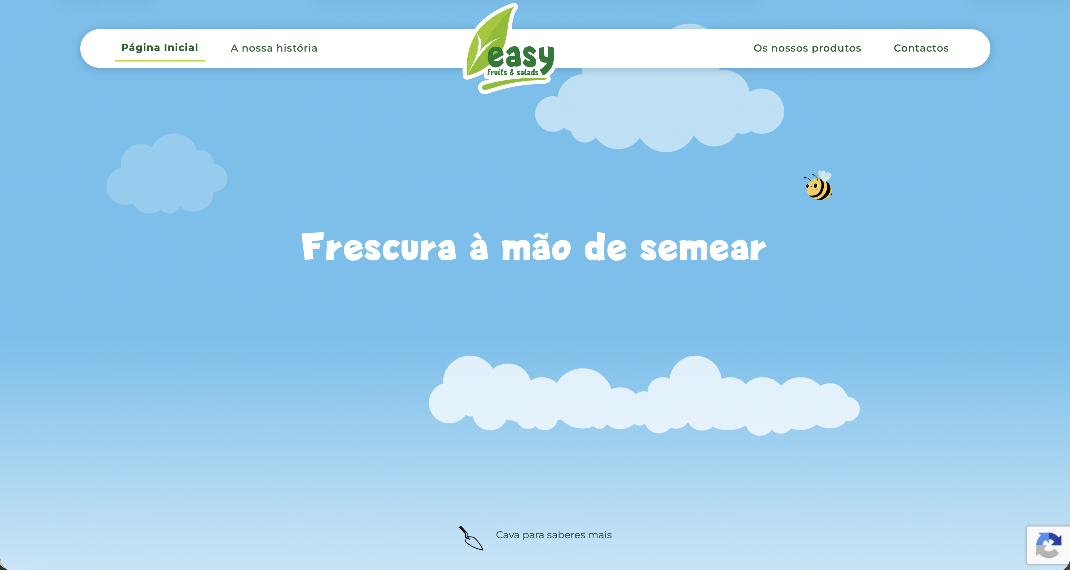 Easy Fruits and Salads - Website ilustrativo