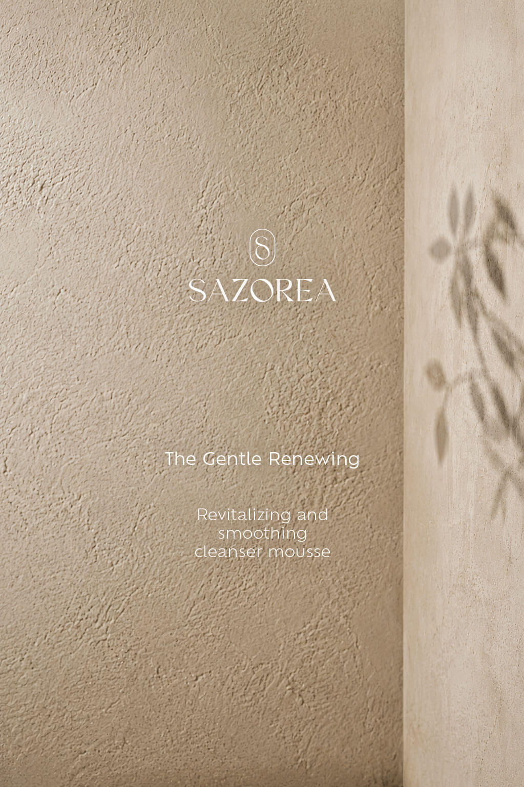 Espuma de limpeza Sazorea The Gentle Renewing com ingredientes naturais dos Açores